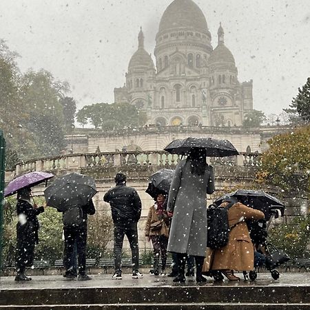 Apartmán Montmartre Joli 2 Pieces Au Pied Du Sacre Coeur Paříž Exteriér fotografie